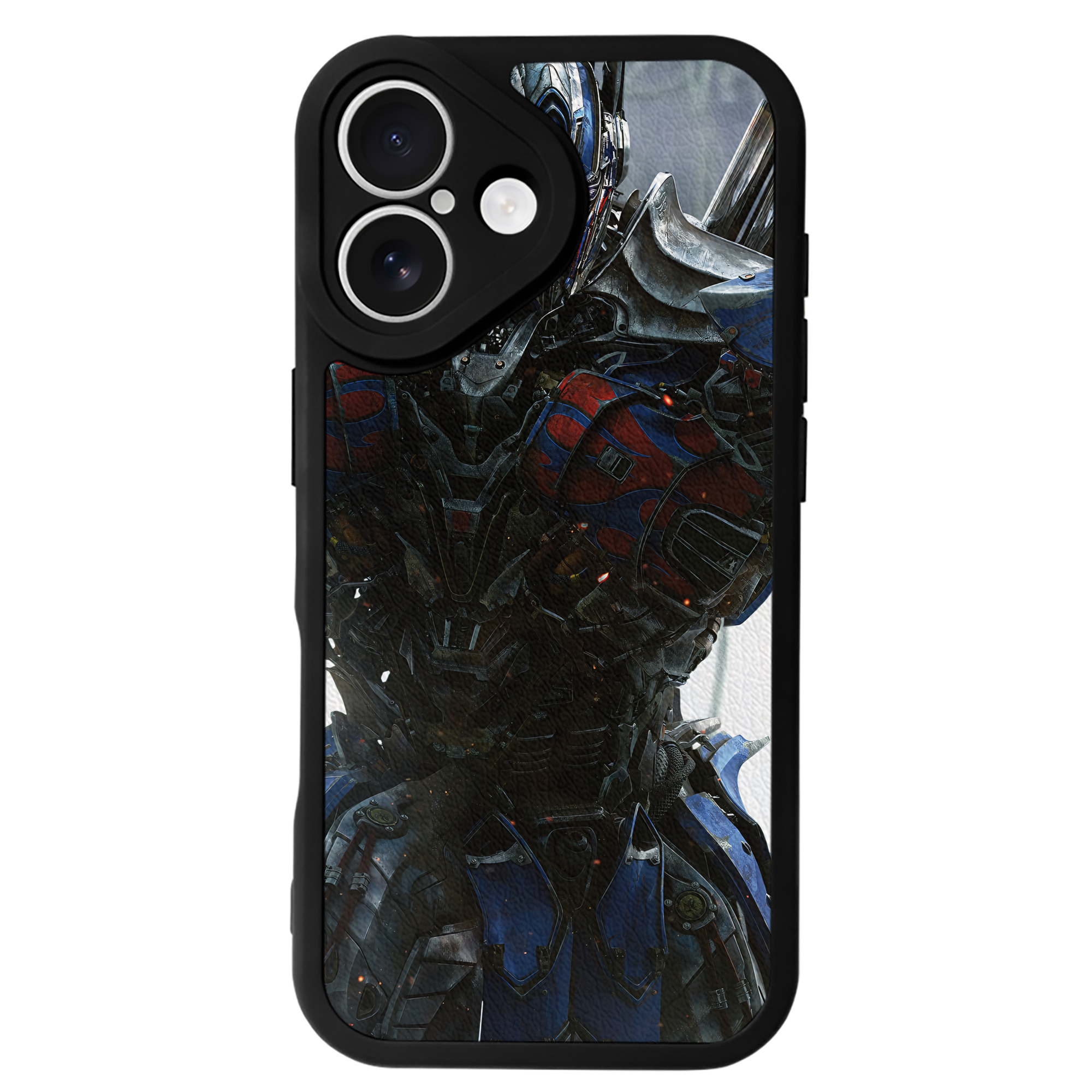 （画像用） Transformers トランスフォーマー 【iPhone 16シリーズ対応】シリコンスマホケース（レザー調） 材質：シリコン
